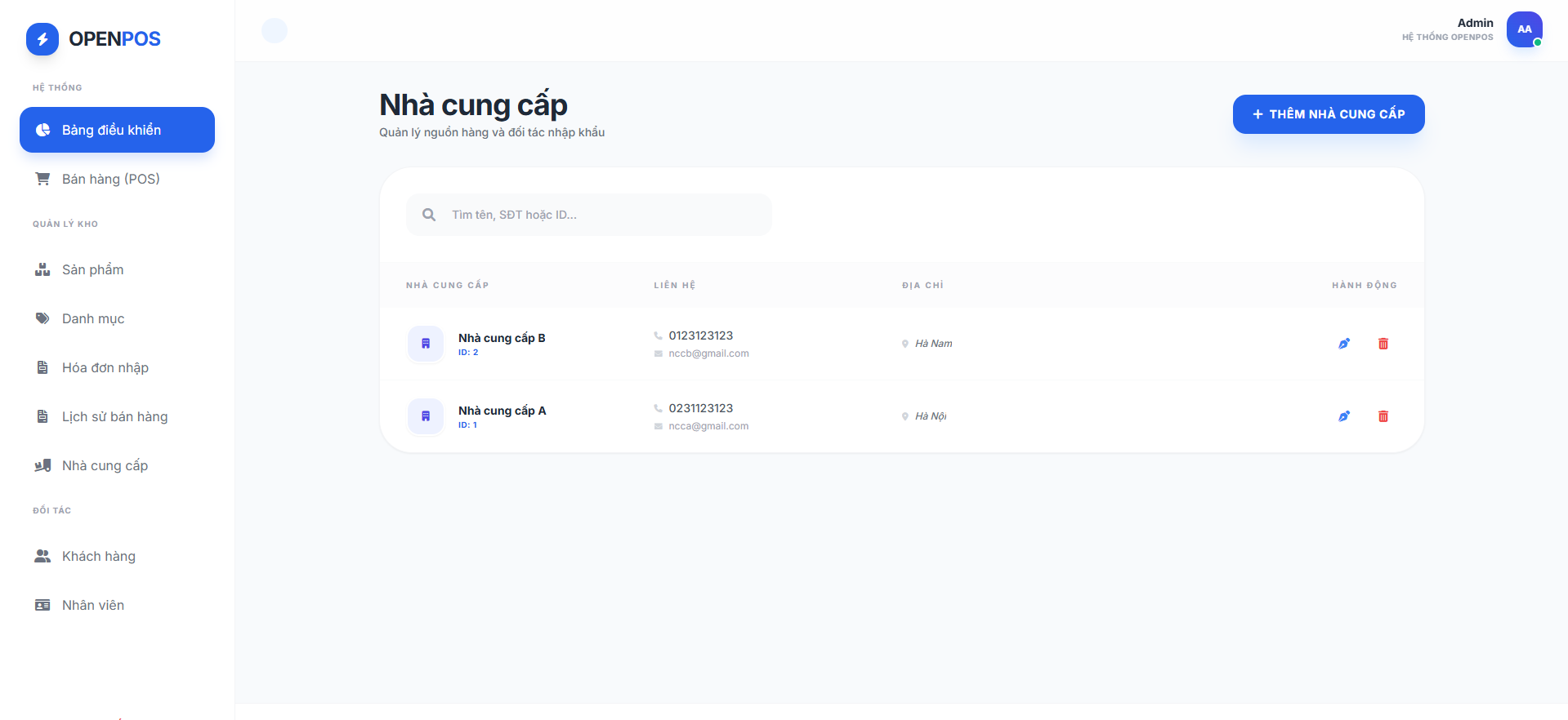 web,quản lý bán hàng,quản lý